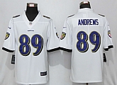 Nike Baltimore Ravens 89 Andrews White Vapor Untouchable Limited Jersey,baseball caps,new era cap wholesale,wholesale hats